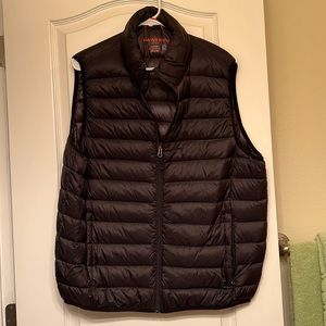 Hawke & Co Sport -Black Puffer Vest - Down filled - Black - Men’s large